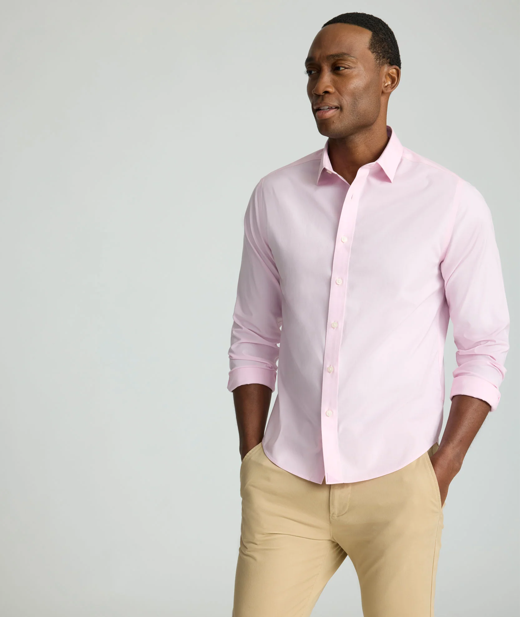 Wrinkle-Free Stretch Cotton Arden Shirt - Image 2