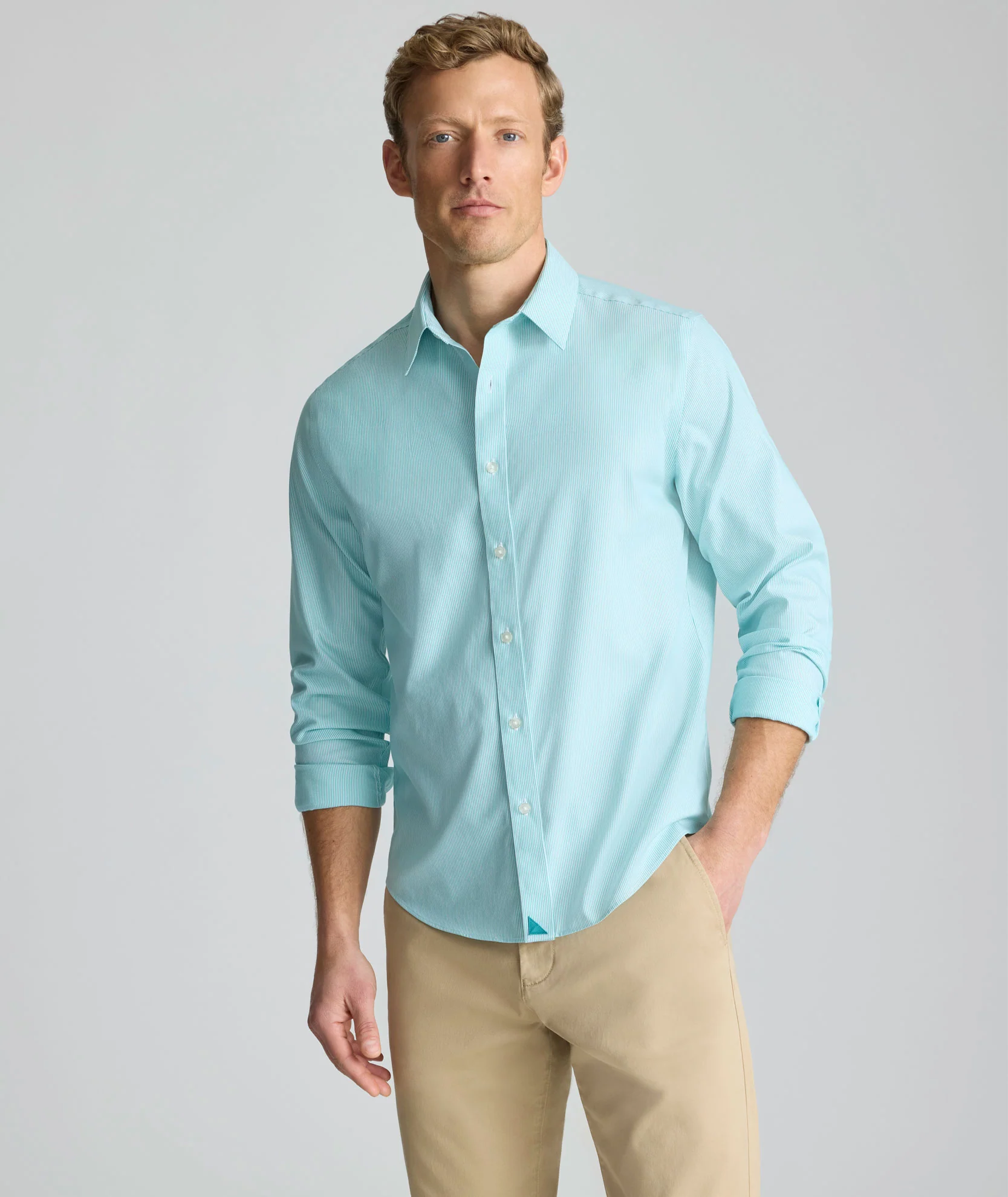 Wrinkle-Free Bordeaux Shirt - FINAL SALE - Image 2