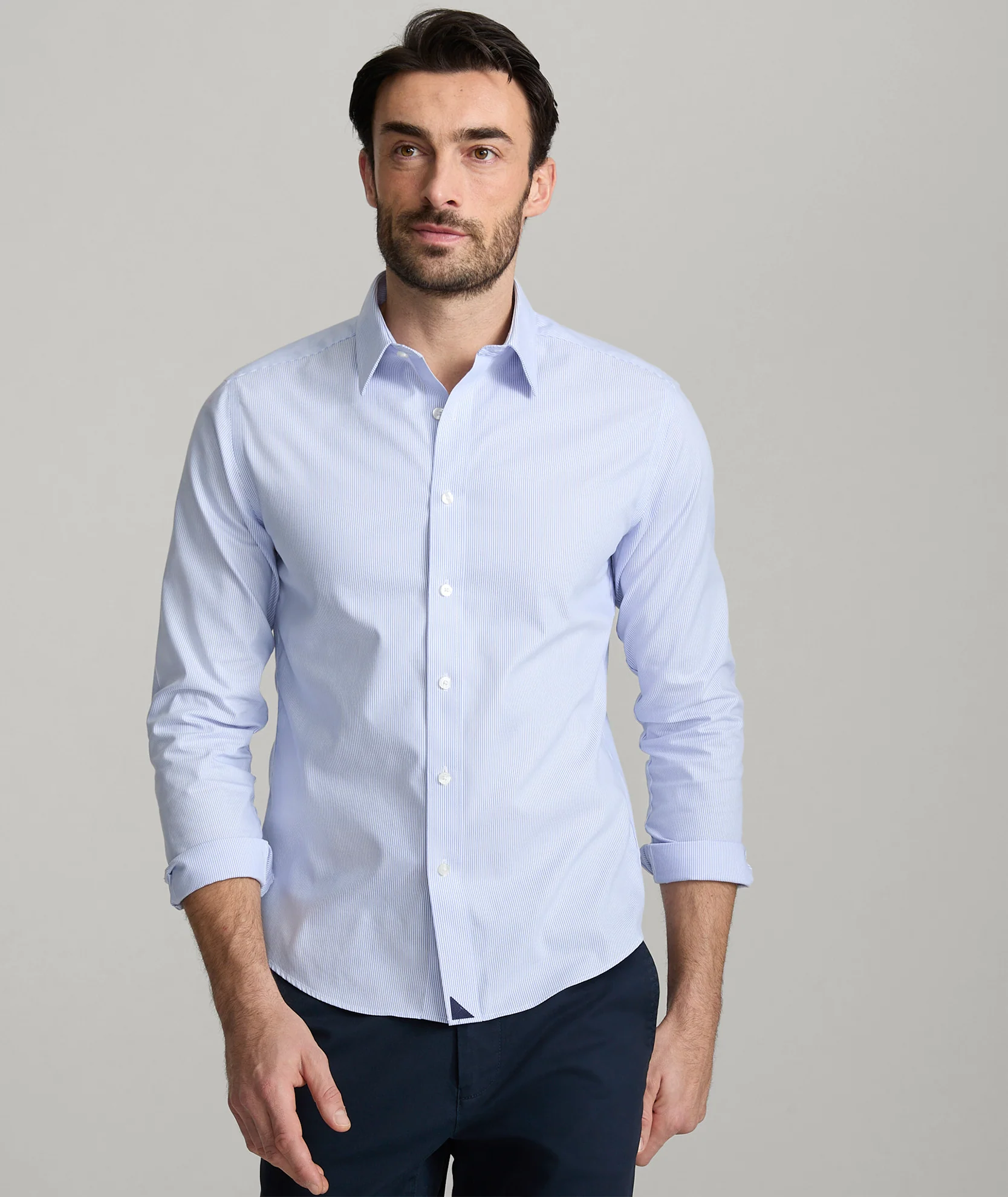 Wrinkle-Free Bordeaux Shirt - Image 3