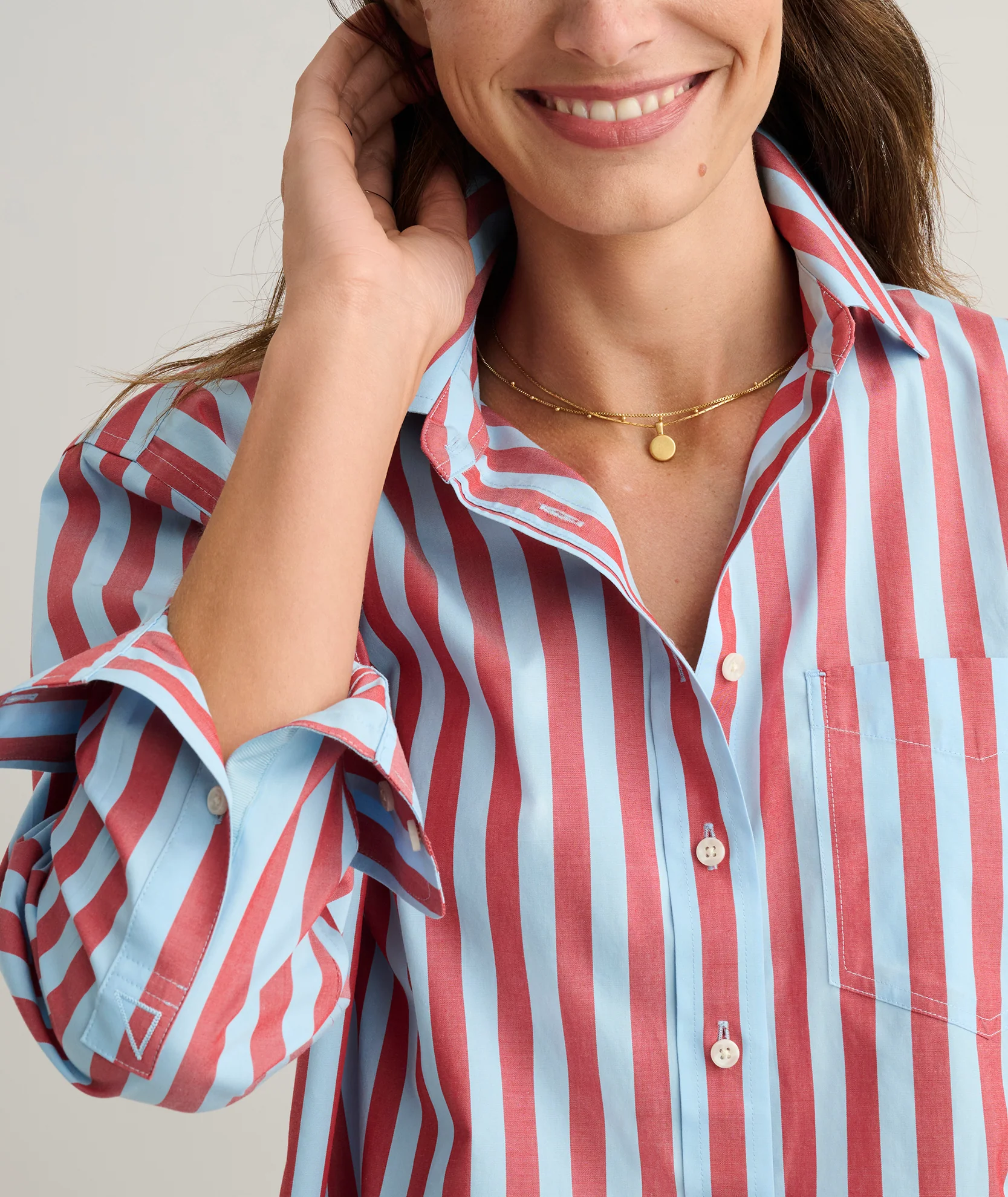 Wrinkle-Free Untucked Fit Crosby Shirt - Image 3