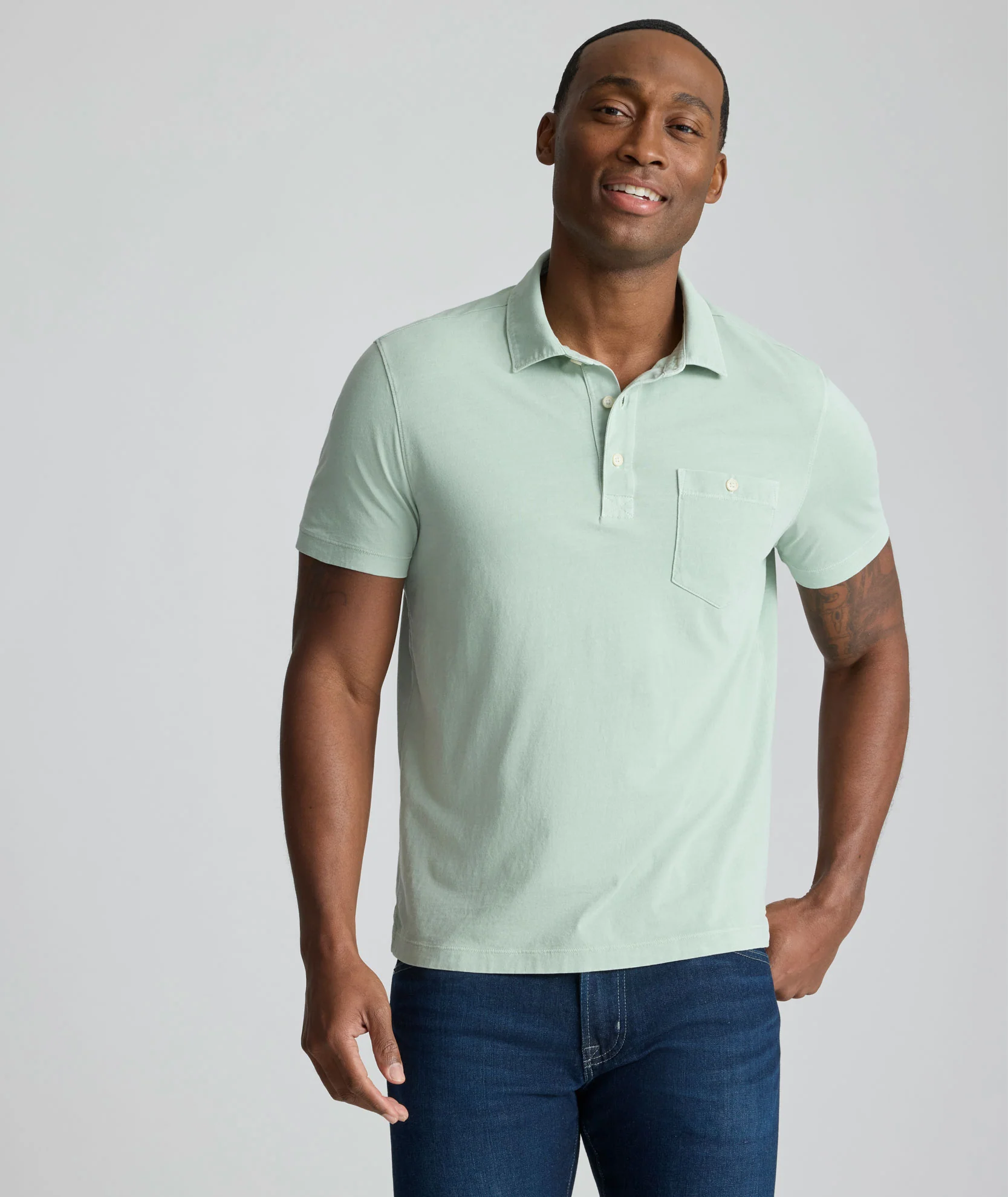 Vintage Wash Polo