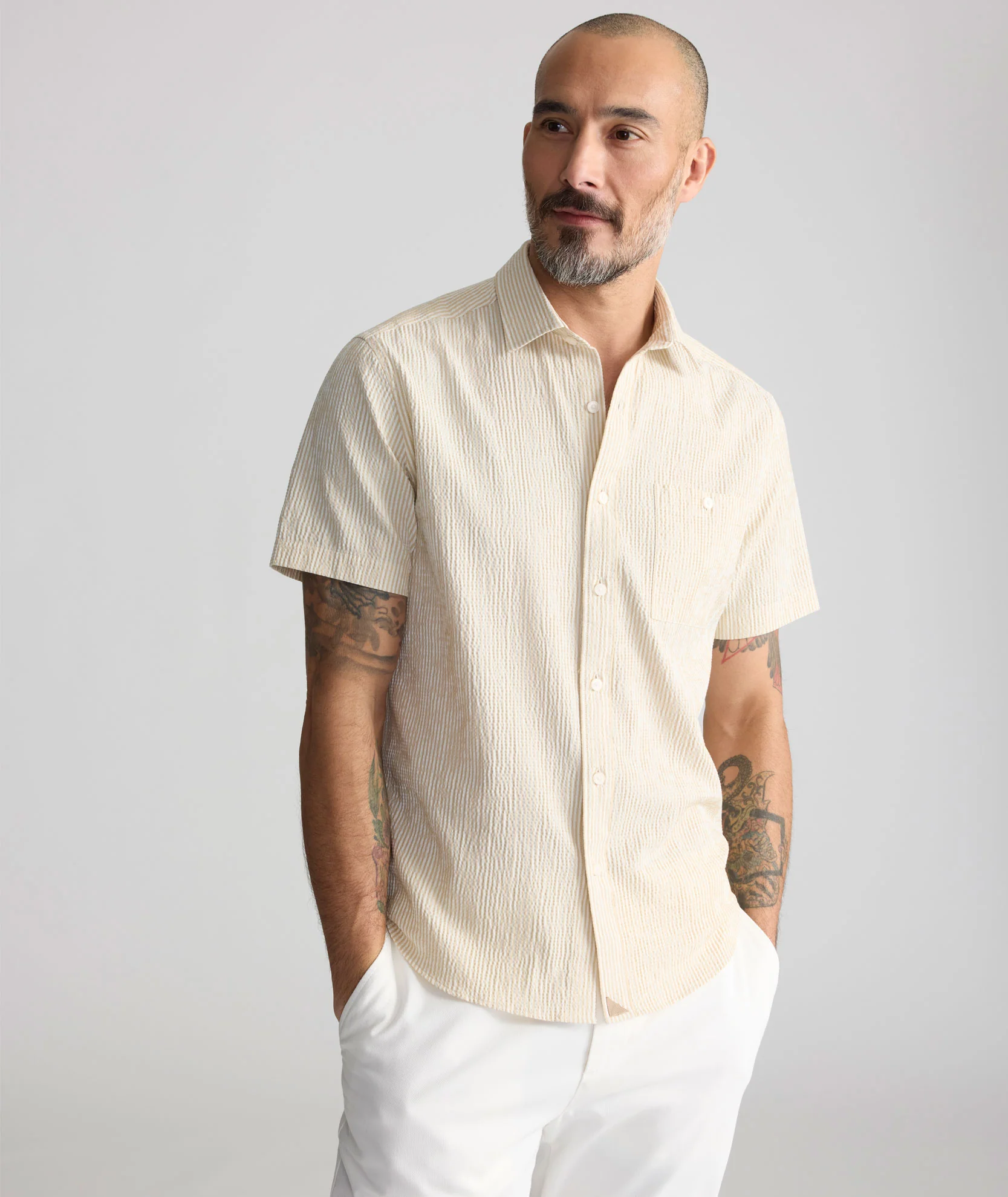 Performance Seersucker Short-Sleeve Shirt - Image 5