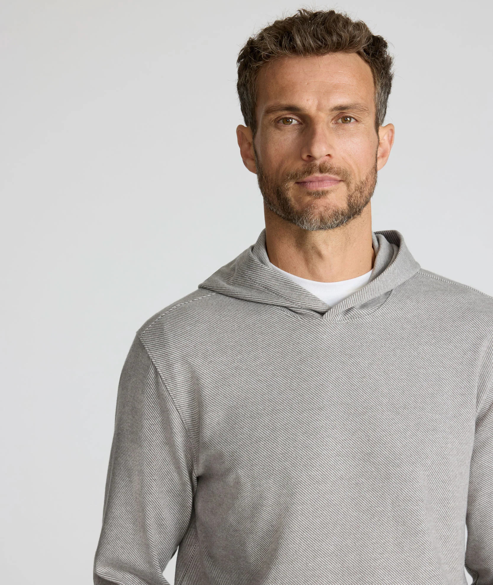 Textured Knit Hoodie - Image 2