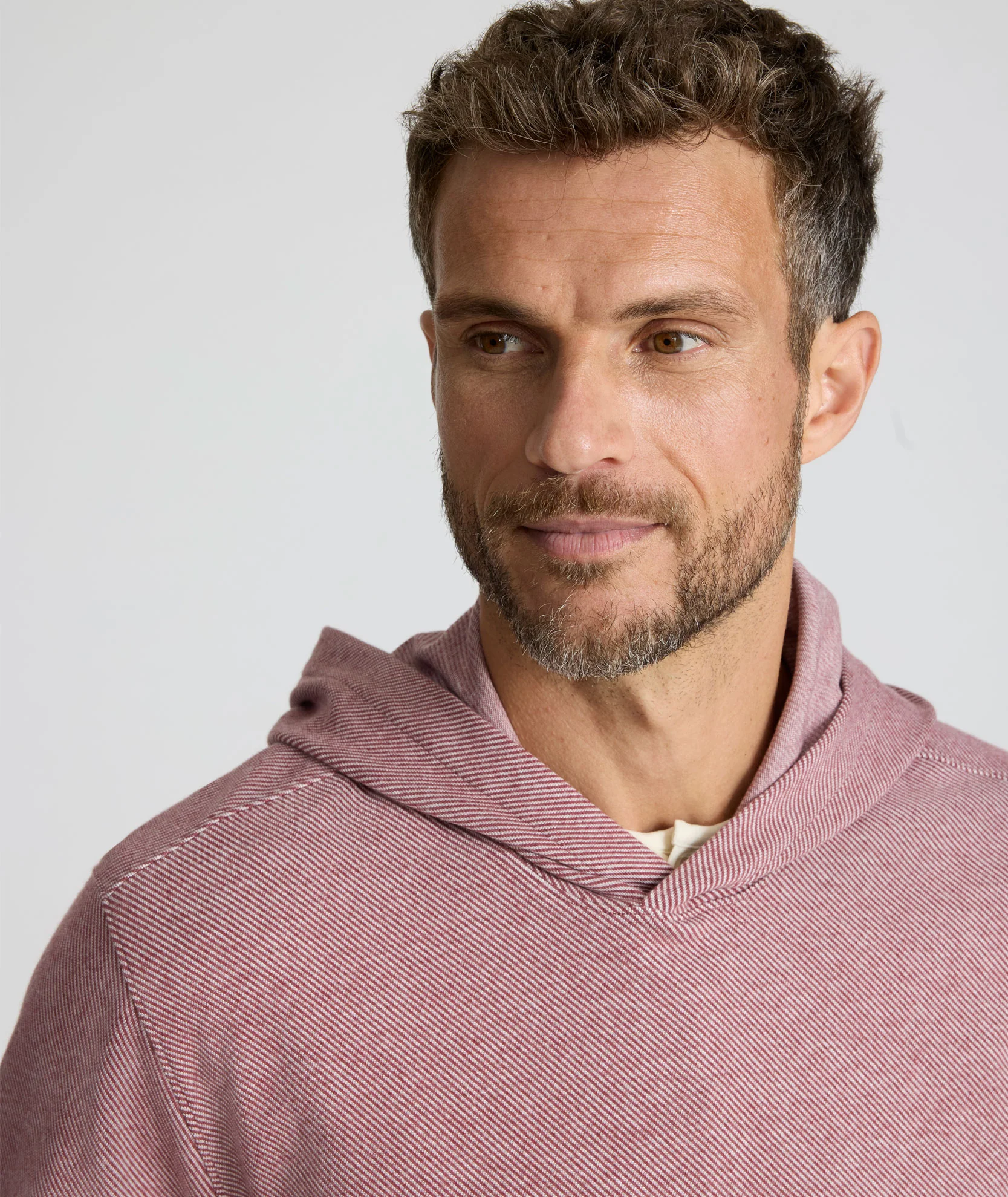 Textured Knit Hoodie - Image 2