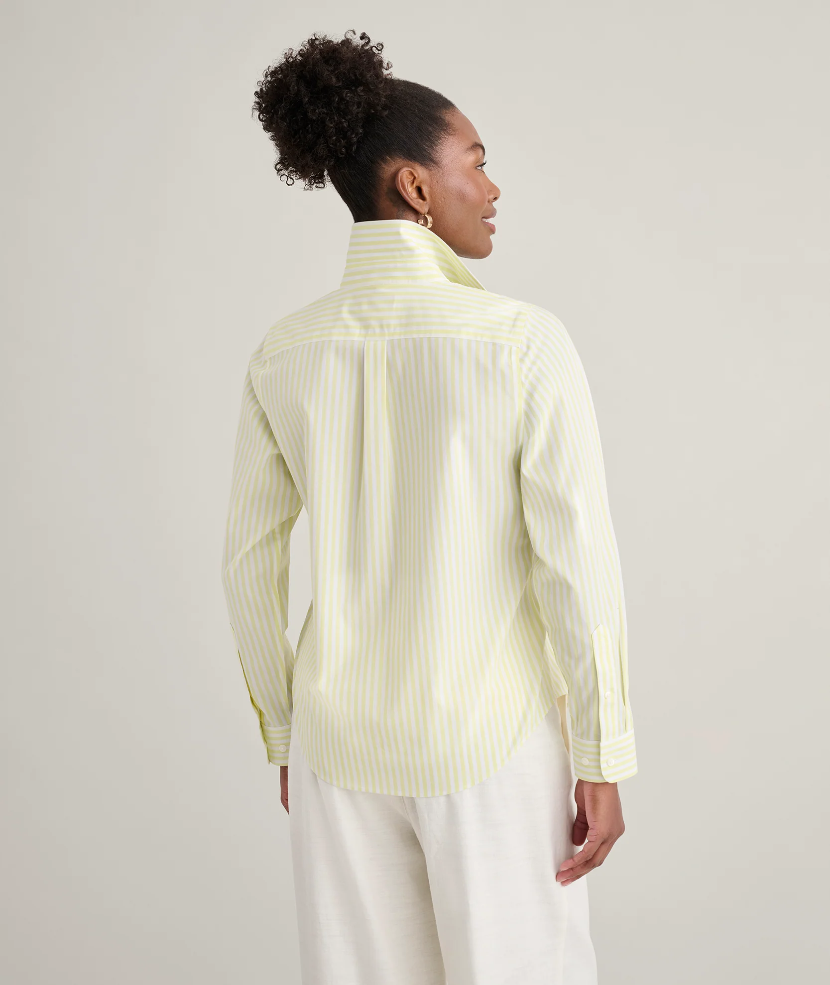 Wrinkle-Free Stretch Cotton Classic Fit Isabella Shirt - Image 4