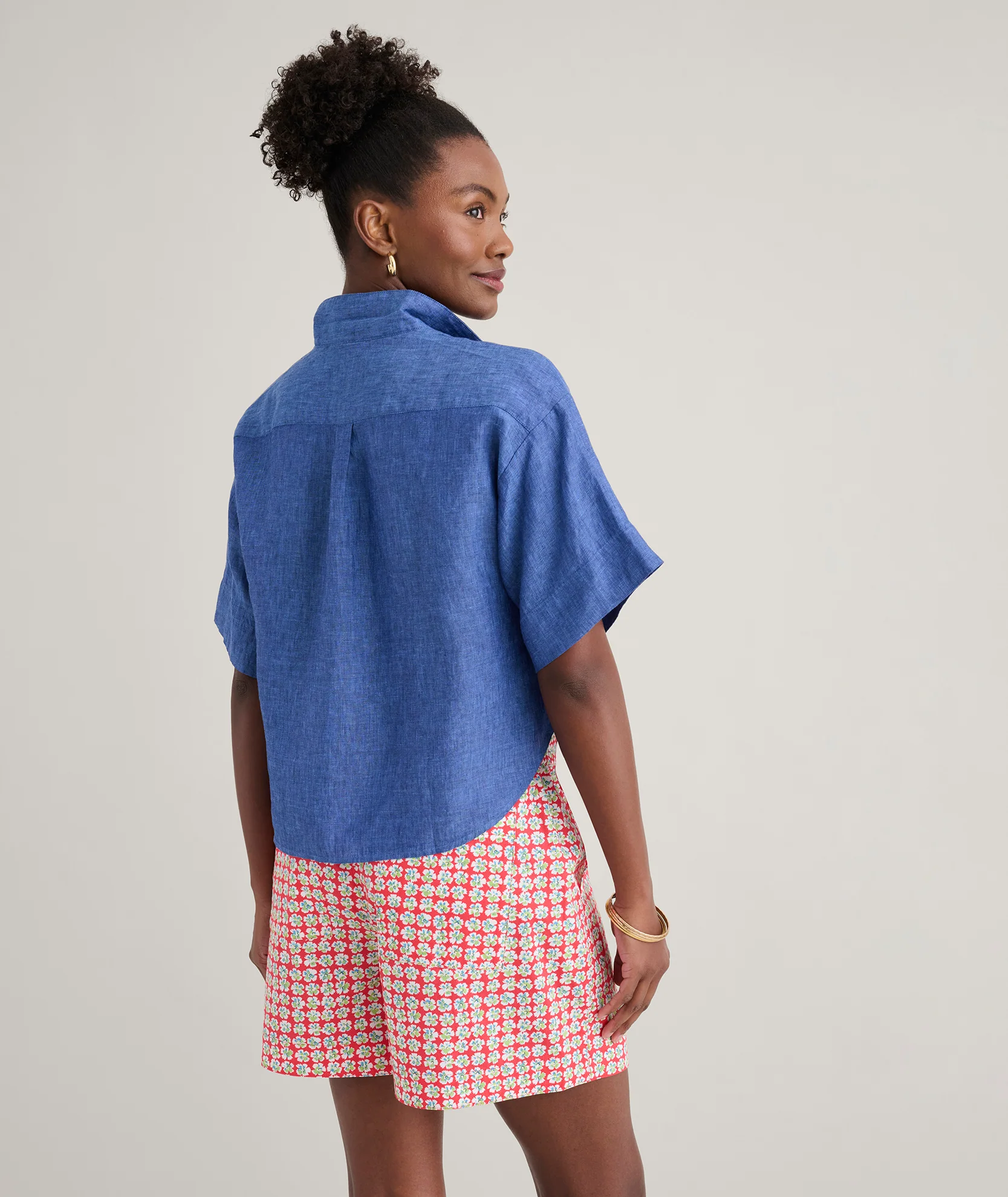 Linen Popover Untucked Ivy Shirt - Image 5