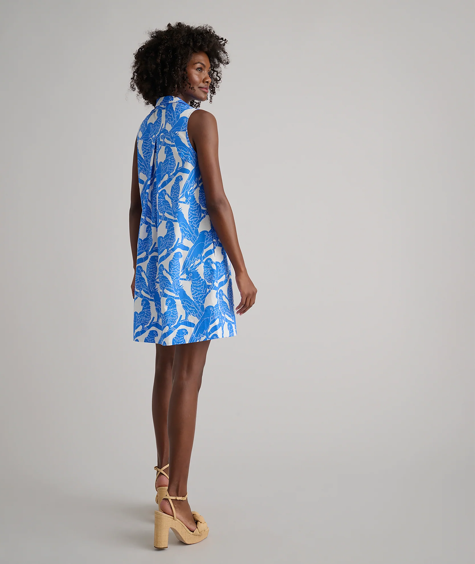 Stretch Cotton Printed Jordan Dress - Image 4