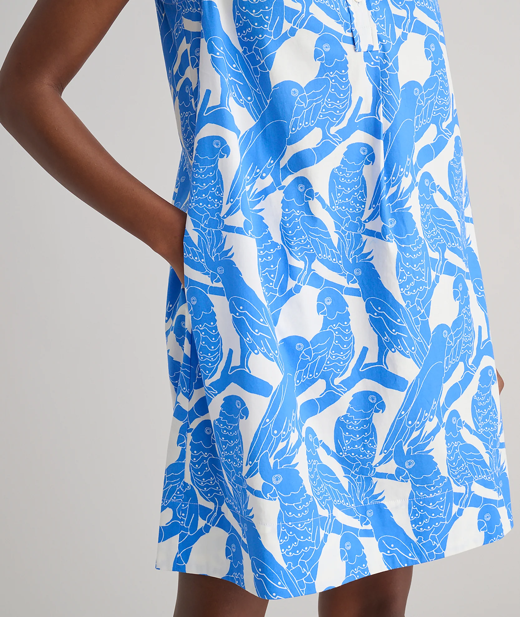 Stretch Cotton Printed Jordan Dress - Image 5
