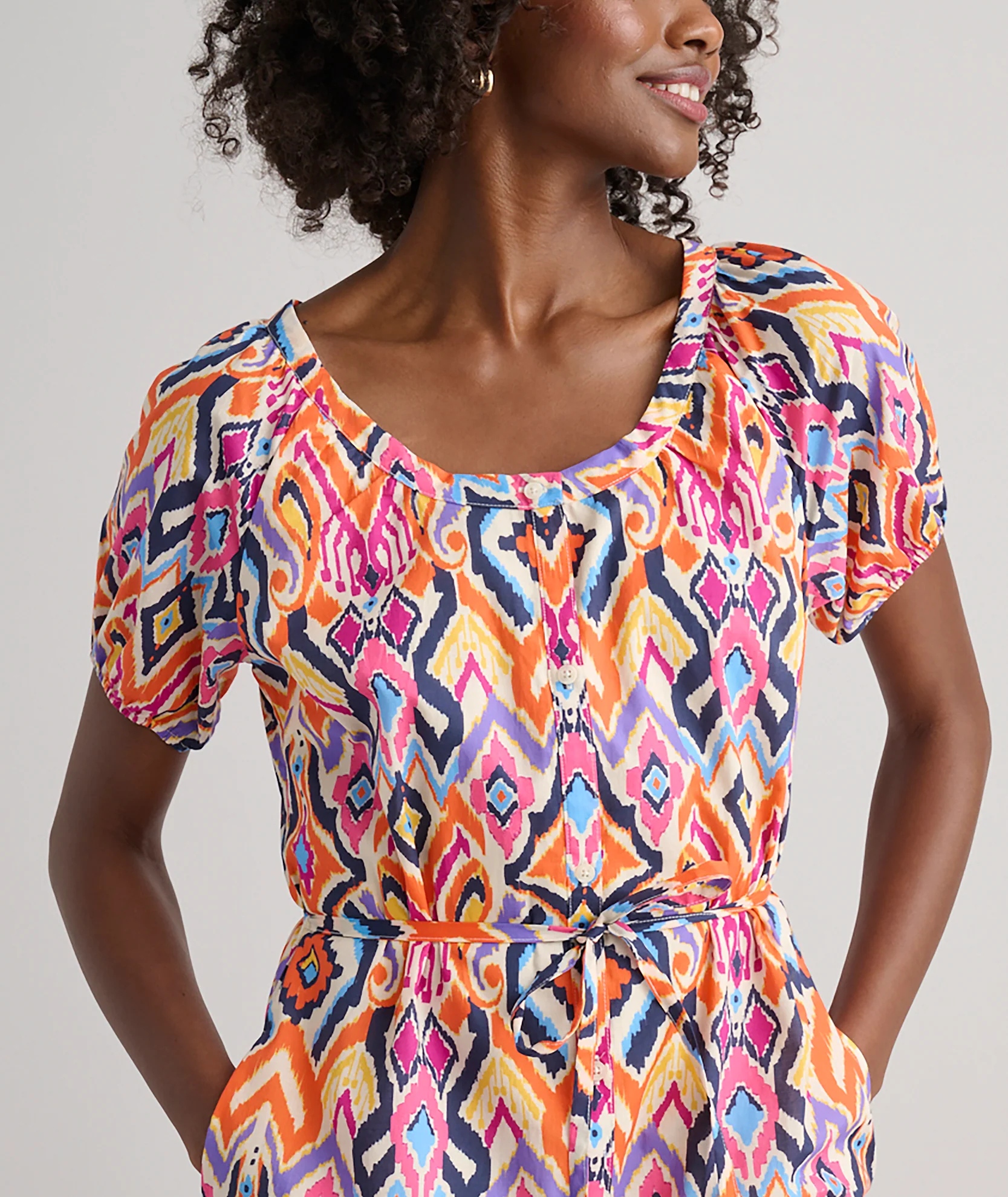 Cotton Marguerite Midi Dress - Image 2