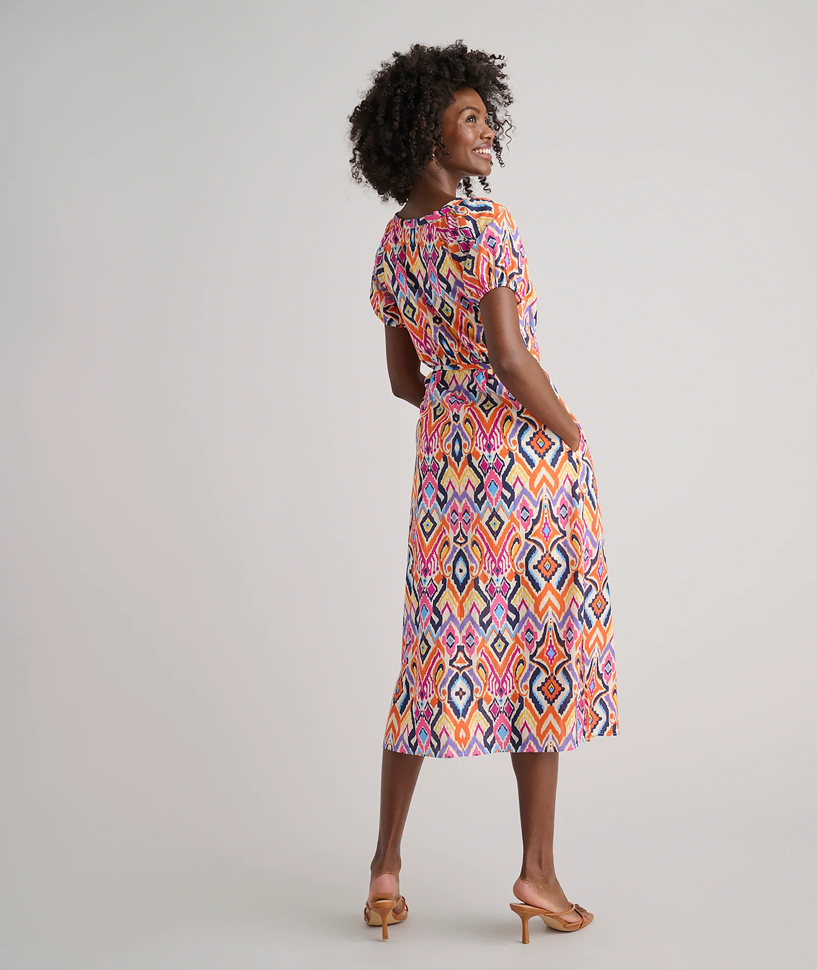 Cotton Marguerite Midi Dress - Image 4