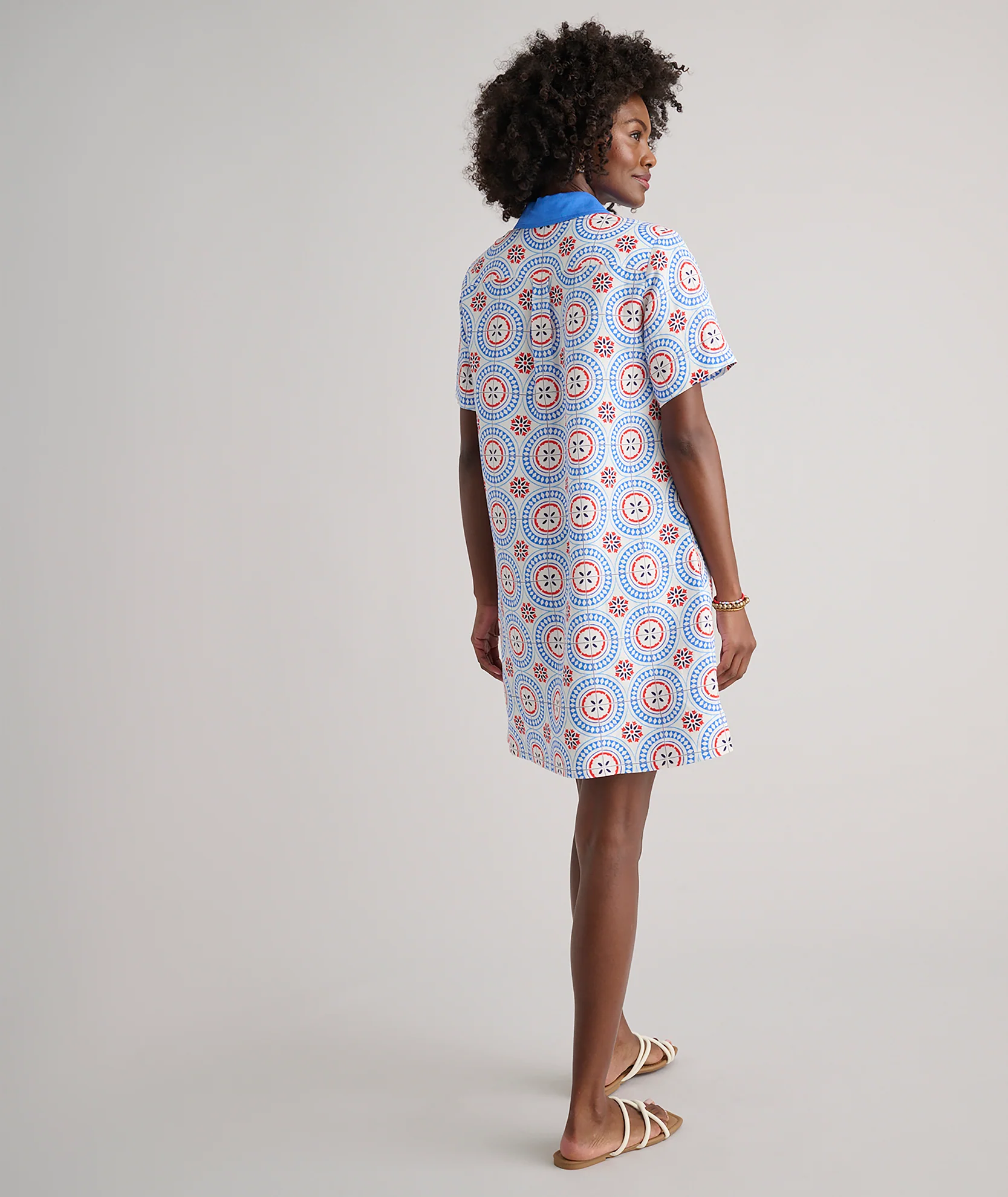Linen Blend Paola Tunic Dress - Image 4
