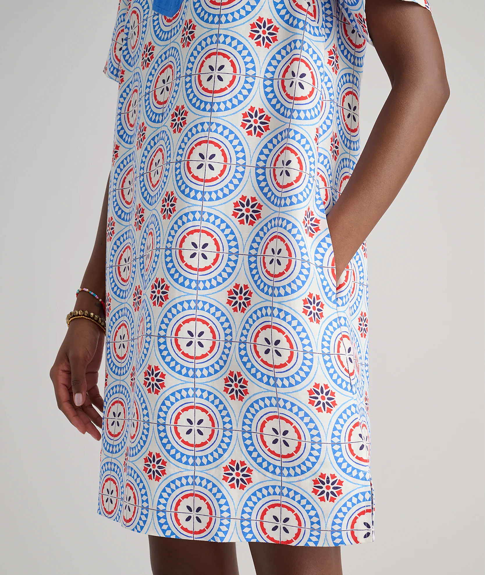 Linen Blend Paola Tunic Dress - Image 5