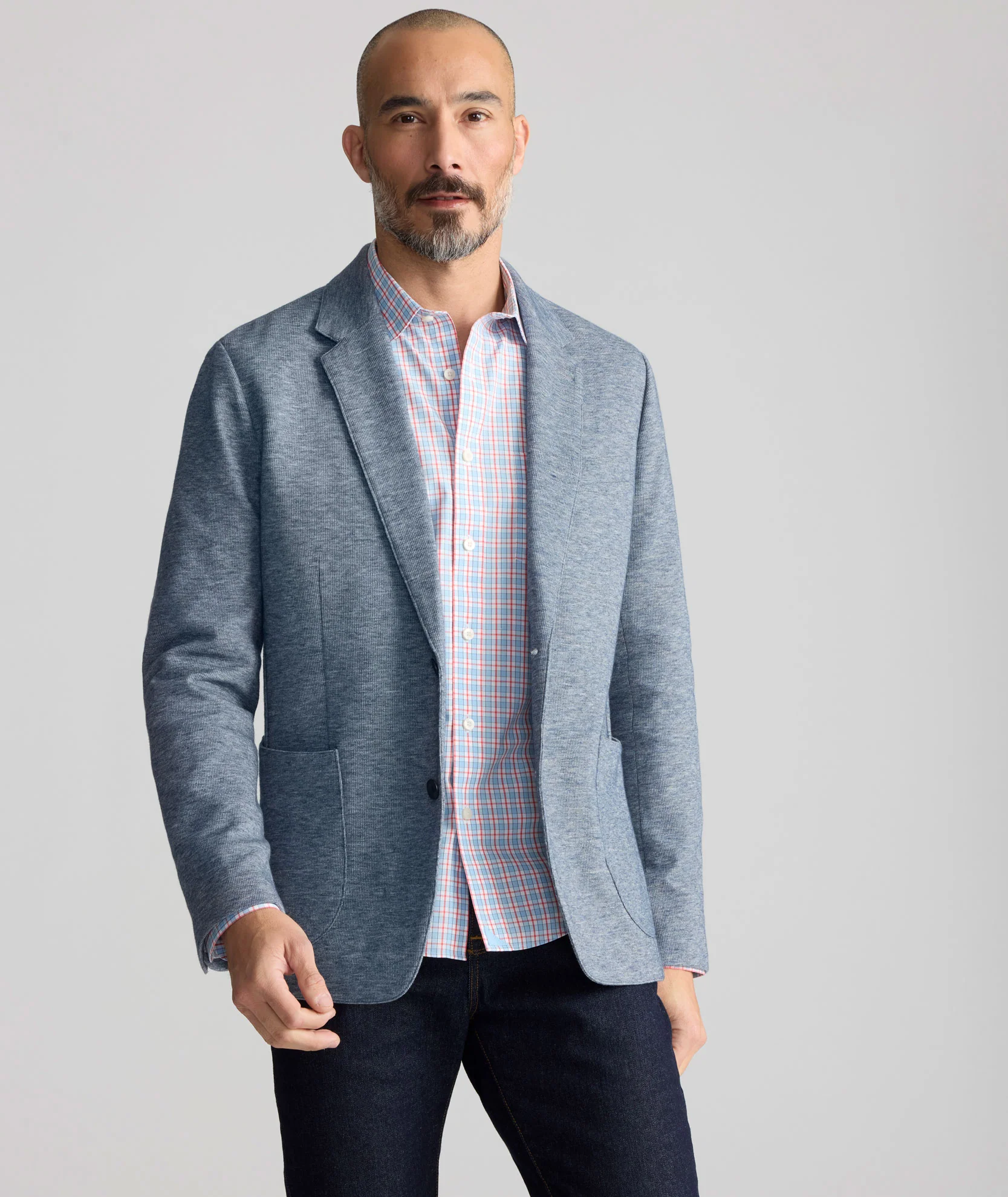 Italian Cotton-Blend Knit San Oro Sport Coat - Image 4