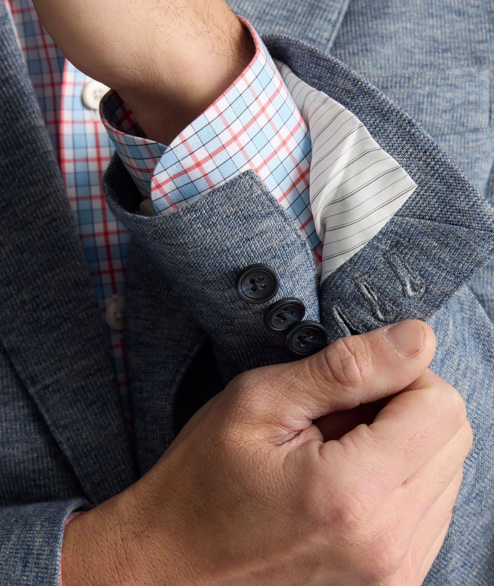 Italian Cotton-Blend Knit San Oro Sport Coat - Image 5
