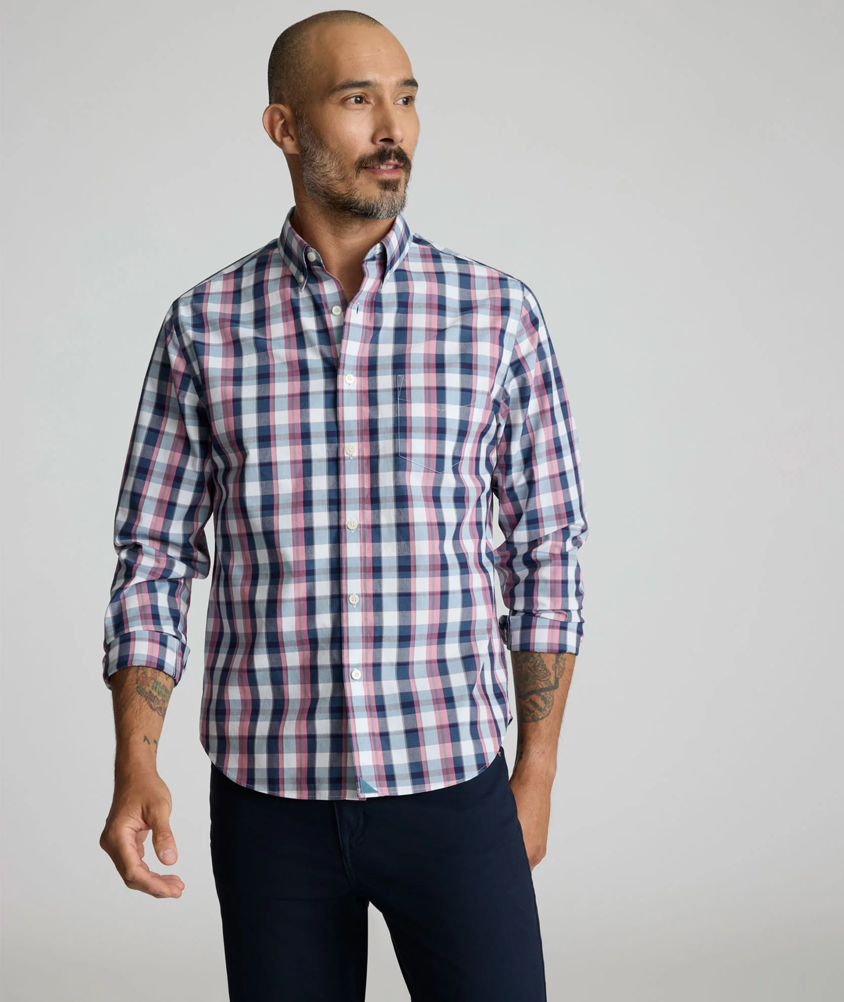 Wrinkle-Free Schwarz Shirt - FINAL SALE