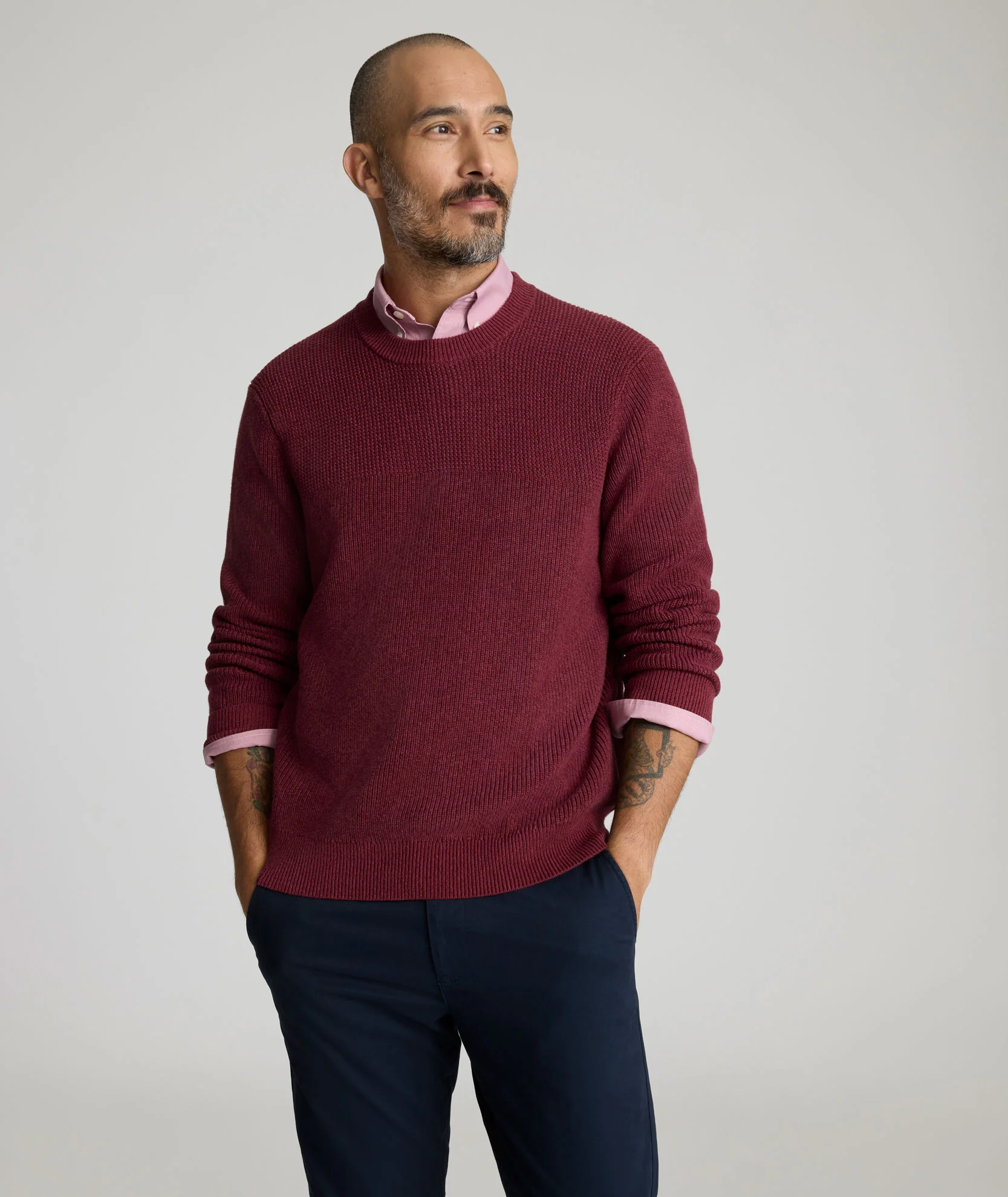 Ribbed Crewneck Sweater - FINAL SALE