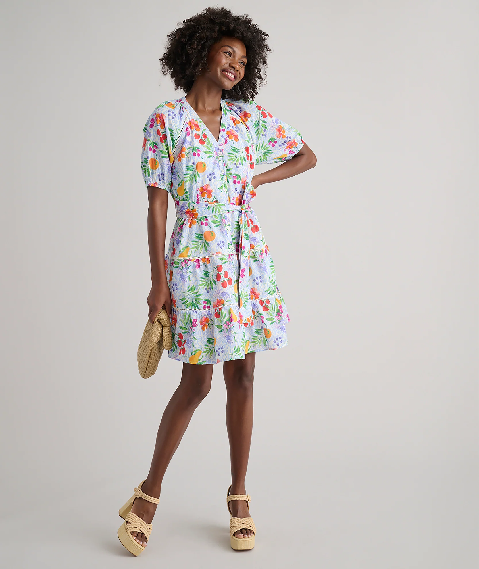 Cotton Short-Sleeve Sierra Dress - Image 3