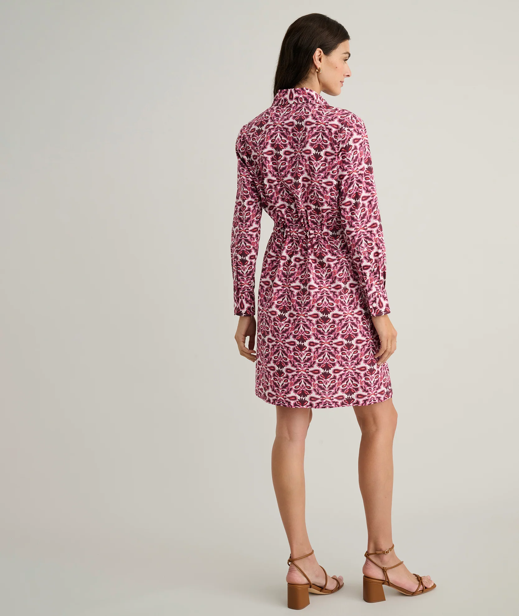 Stretch Cotton Poplin Taylor Shirtdress - Image 4