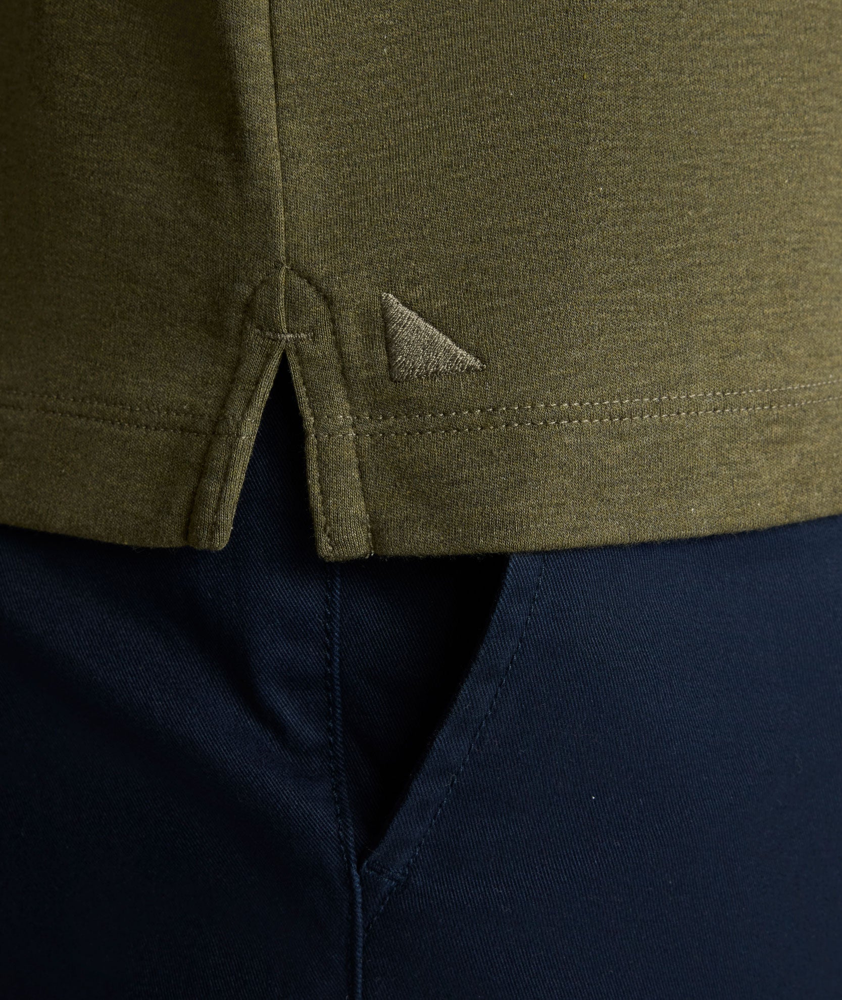 Wrinkle-Free Button-Down Collar Polo - FINAL SALE - Image 4