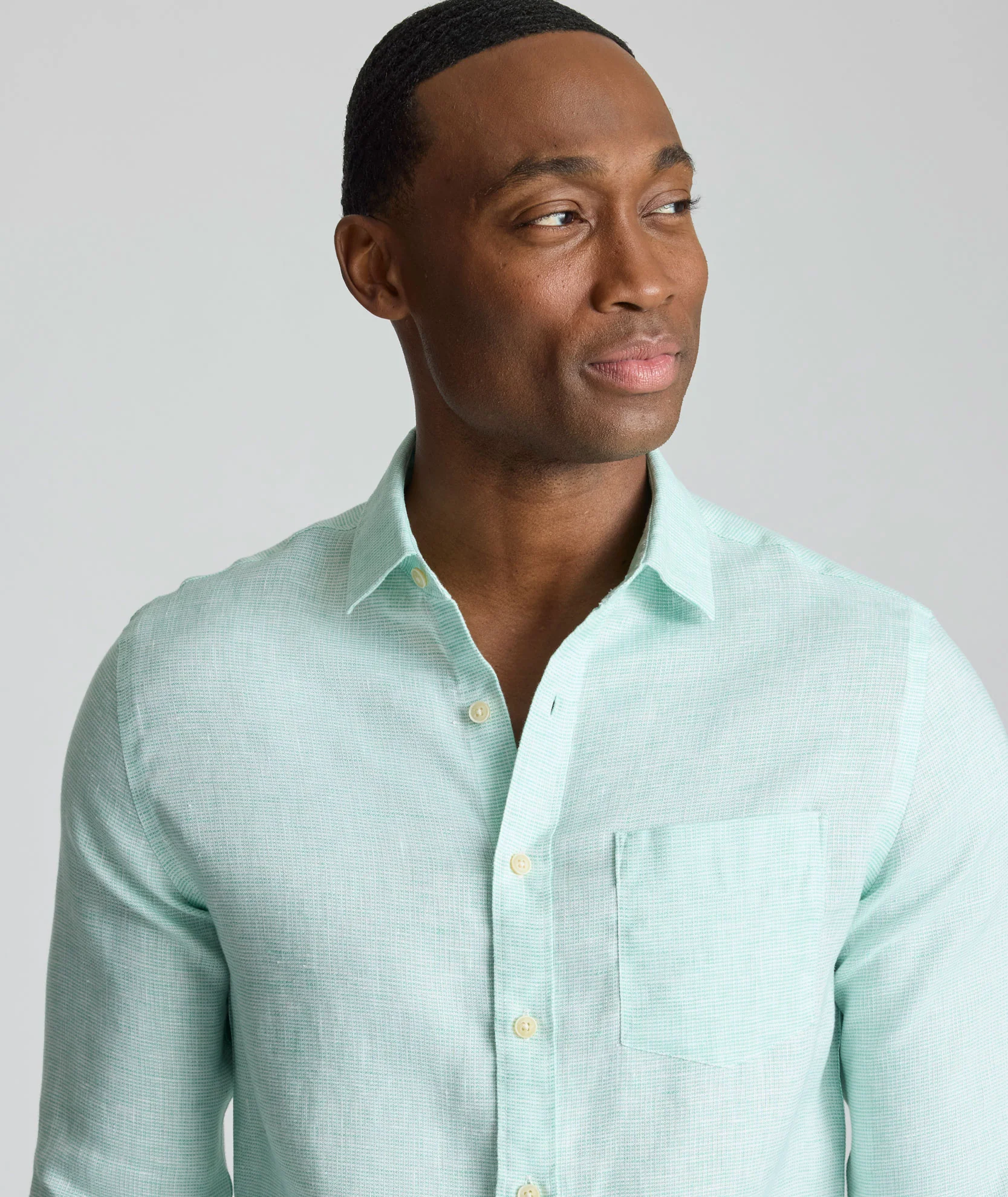 Wrinkle-Resistant Linen Wildehart Shirt - Image 2